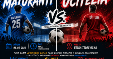 FUTBAL SPOJIL ŠTUDENTOV AJ UČITEĽOV V NEZABUDNUTEĽNOM TURNAJI MATURANTI VS. UČITELIA (PREVaPRIM)